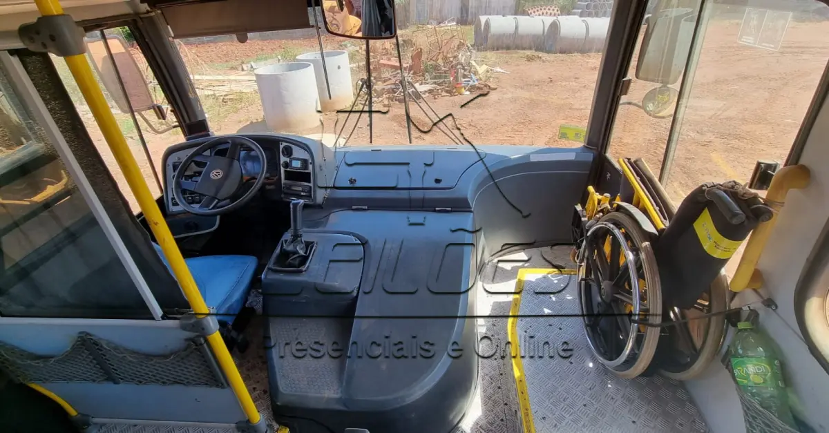 LOTE 03 - Ônibus VW 15.190 EOD E. HD ORE, ano/modelo 2013/2013, lotação 48p