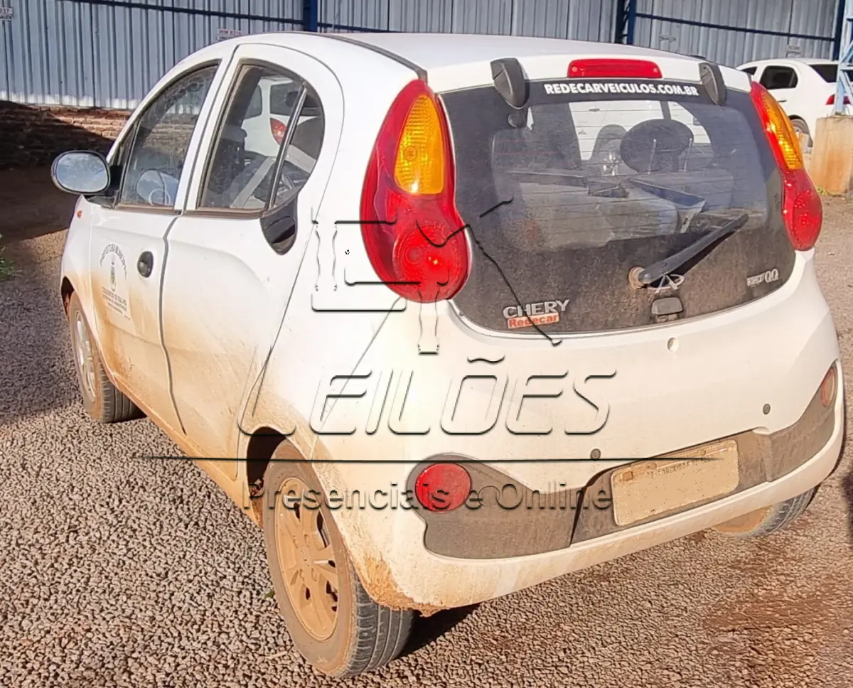 LOTE 01 - Automóvel Chery/QQ 1.0, ano/modelo 2017/2018, cor branca