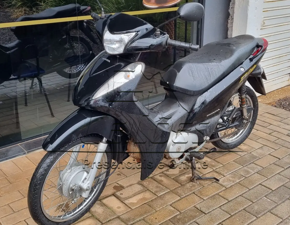 LOTE 07 - Motoneta HONDA BIZ 125 ES FLEX, 2011/2012, cor preta.