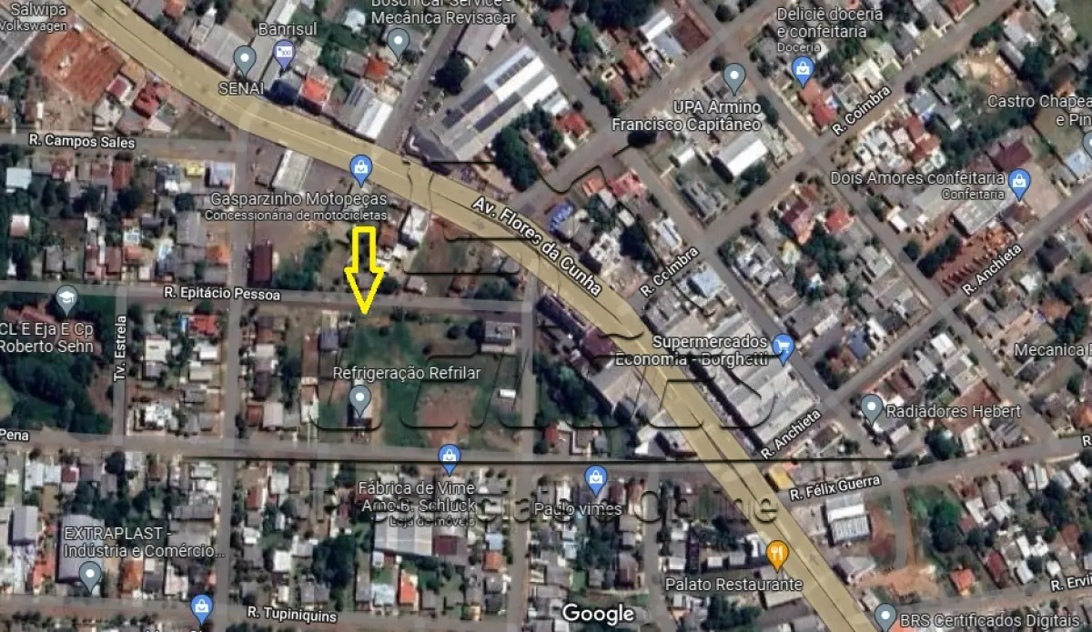 LOTE 003 - Um terreno urbano com a área 480,00m², situado no lado par da Rua Epitácio Pessoa, na Vila Broecker, nesta cidade de Carazinho. Imóvel objeto da matrícula nº 12.644 do livro 2-RG do Registro de Imóveis de Carazinho/RS.