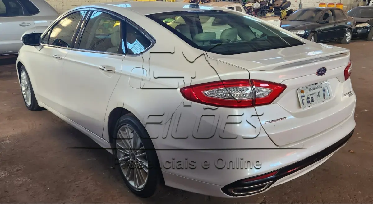 LOTE 003 - Ford Fusion AWD GTDI Titanium, ano/modelo 2015/2015, cor branca