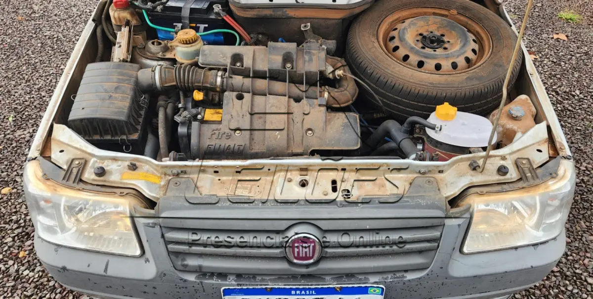 LOTE 002 - FIAT UNO ECONOMY, ano/modelo 2013/2013, cor prata