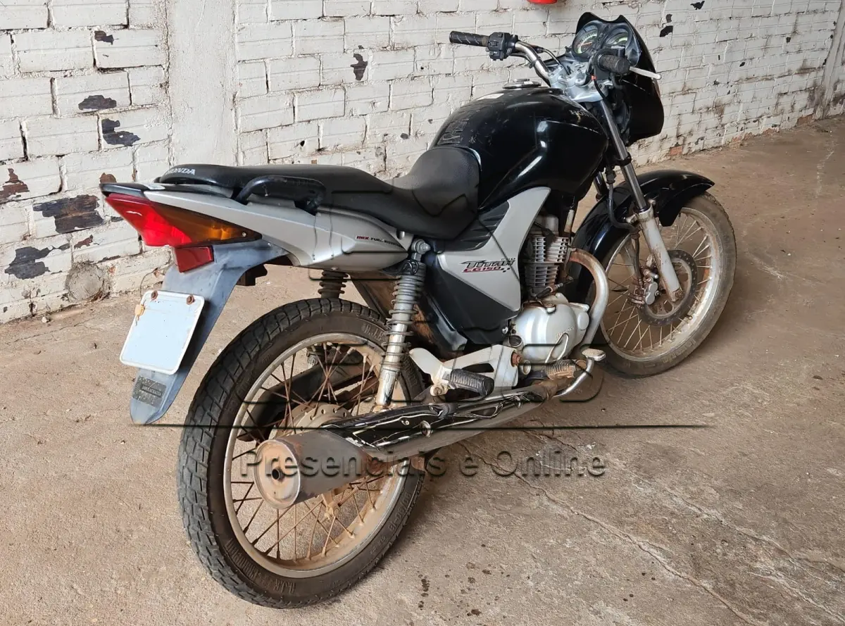 LOTE 002 - Motocicleta HONDA CG 150 TITAN MIXESD, 2009, preta