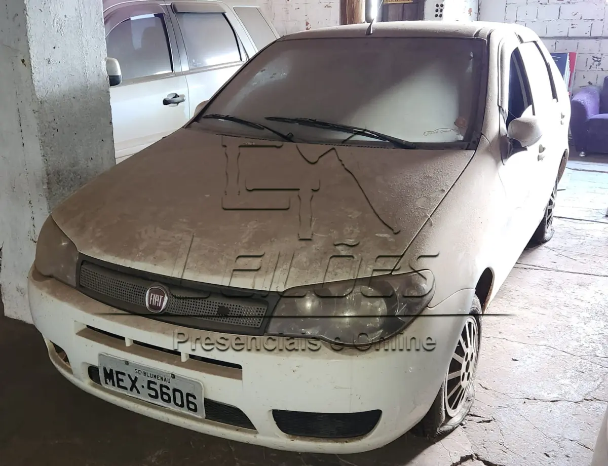 LOTE 003 - Automóvel FIAT/PALIO FIRE FLEX, cor branca, 2009