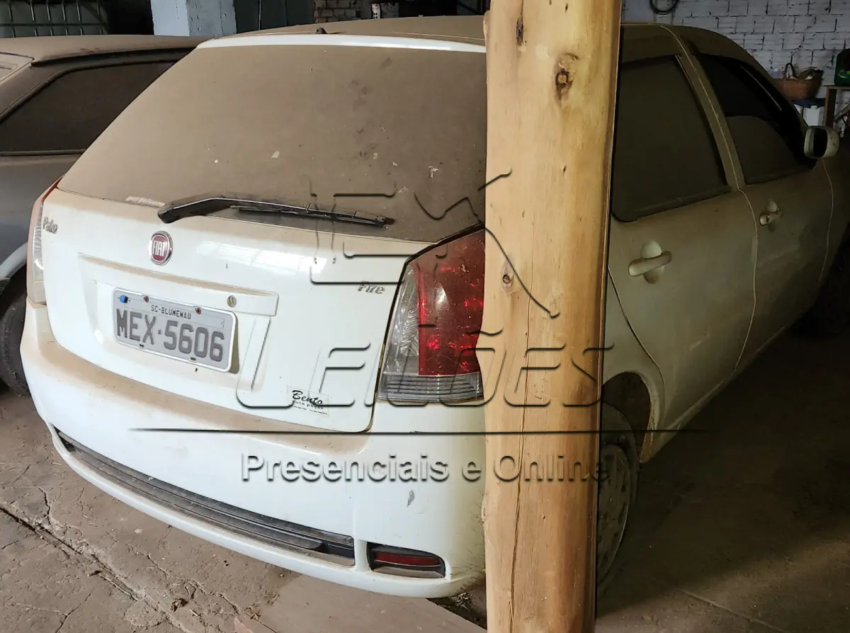 LOTE 003 - Automóvel FIAT/PALIO FIRE FLEX, cor branca, 2009
