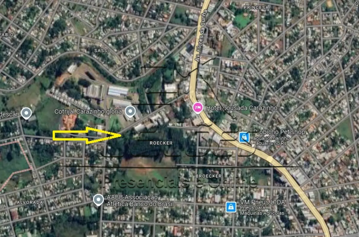 LOTE 003 - Terreno urbano com a área de 5.802,50m², sem benfeitorias, situado no lado par da Rua Eurico Araújo, na Vila Glória, nesta cidade de Carazinho, lote 10 da quadra 28 no setor 08, distante 40m da esquina com a Rua Salgado Filho. Imóvel objeto da matrícula nº 6.651 do livro 2-RG do Registro de Imóveis de Carazinho.