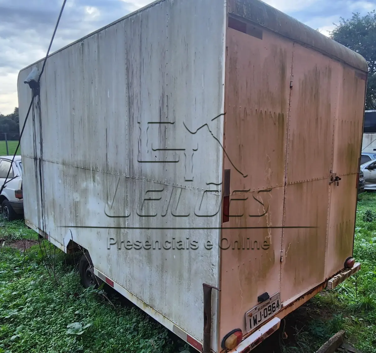 LOTE 009 - Reboque PITSPORT DAN2, ano/modelo 2015/2015, espécie especial, cor branca, emplacado em Carazinho/RS.