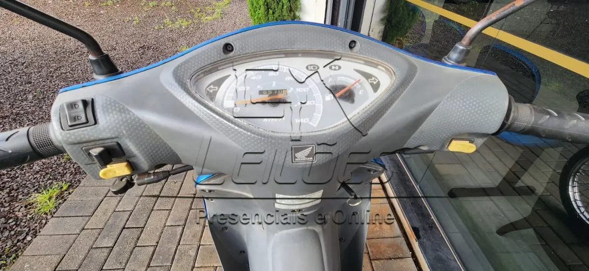 LOTE 869 - Honda Biz 125 ES, 2006, cor azul
