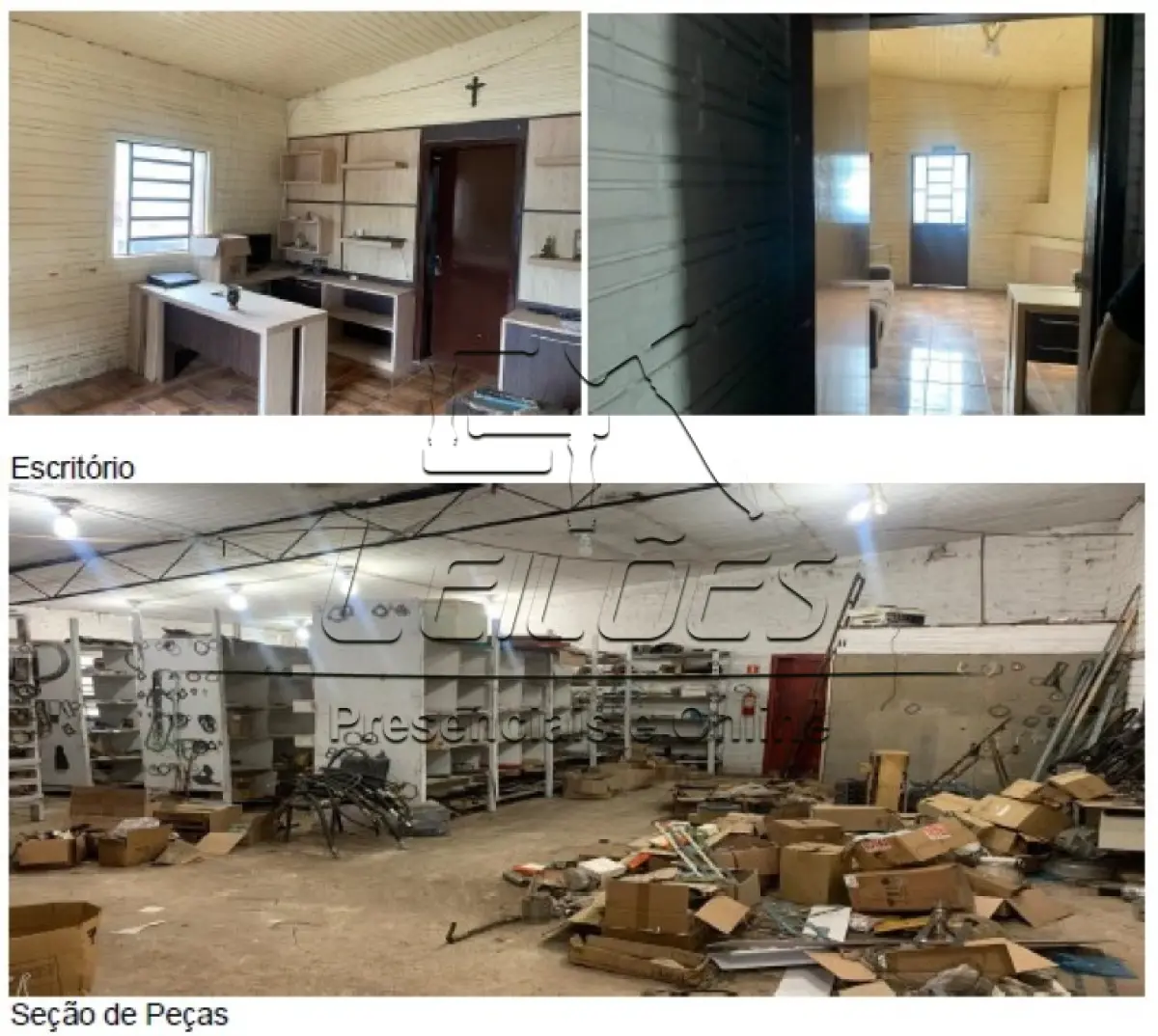 LOTE 867 - Terreno com a área de 6.500m² (medindo 50x130), com diversas benfeitorias que totalizam aproximadamente  920m², situado na Rua Max Thonnigs, no Distrito Industrial Carlos Augusto Fritz, nesta cidade de Carazinho, lote 03 da quadra 02 no setor 13. Matrícula nº 16.003 do Registro de Imóveis de Carazinho.