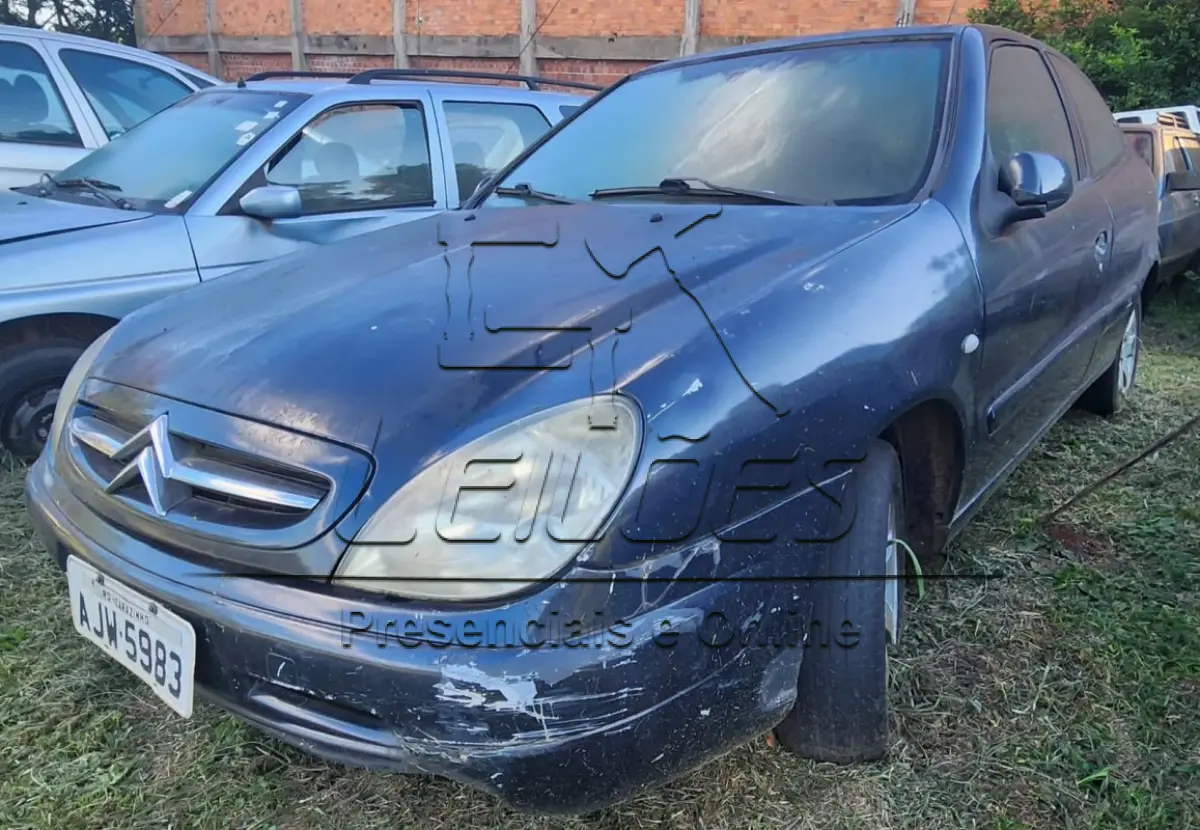 LOTE 003 - Automóvel I/CITROEN XSARA GLX 1.6I, ano/modelo 2001/2001, cor cinza