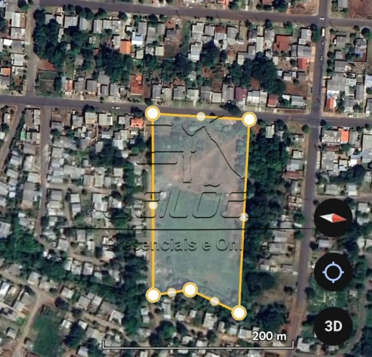 LOTE 001 - Terreno urbano com a área de 18.504,35m², situado na Rua Monte Alegre, lote 12 da quadra 35, na Vila Floresta, em Carazinho/RS. Matrícula 49.395