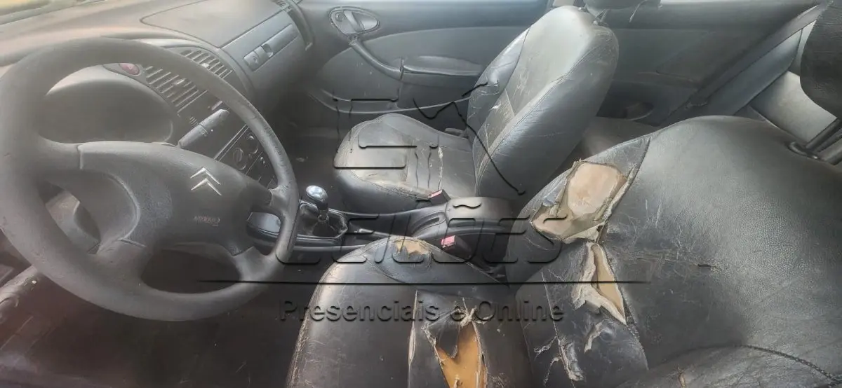 LOTE 003 - Automóvel I/CITROEN XSARA GLX 1.6I, ano/modelo 2001/2001, cor cinza