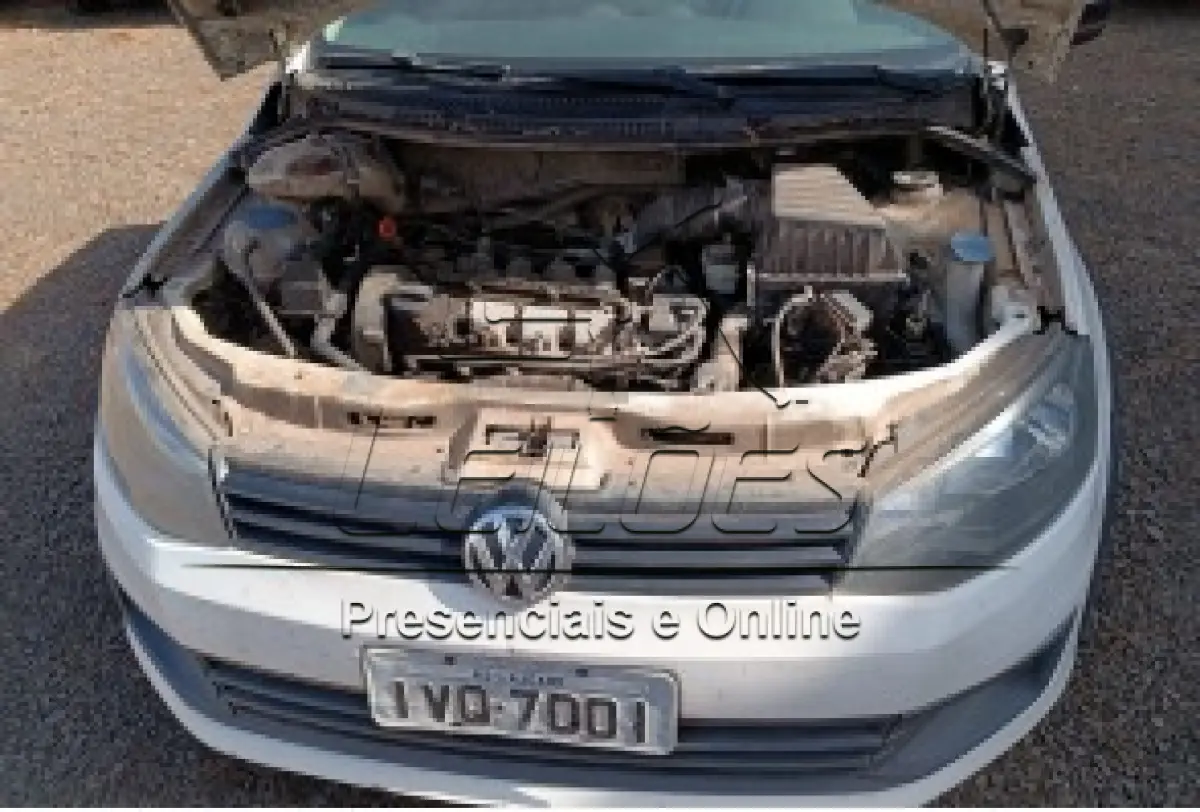 LOTE 001 - VW SAVEIRO CS TL MB, ano/modelo 2014/2015, cor branca, carroceria fechada