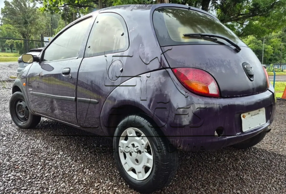 LOTE 002 - Automóvel FORD KA, ano/modelo 1999, cor azul