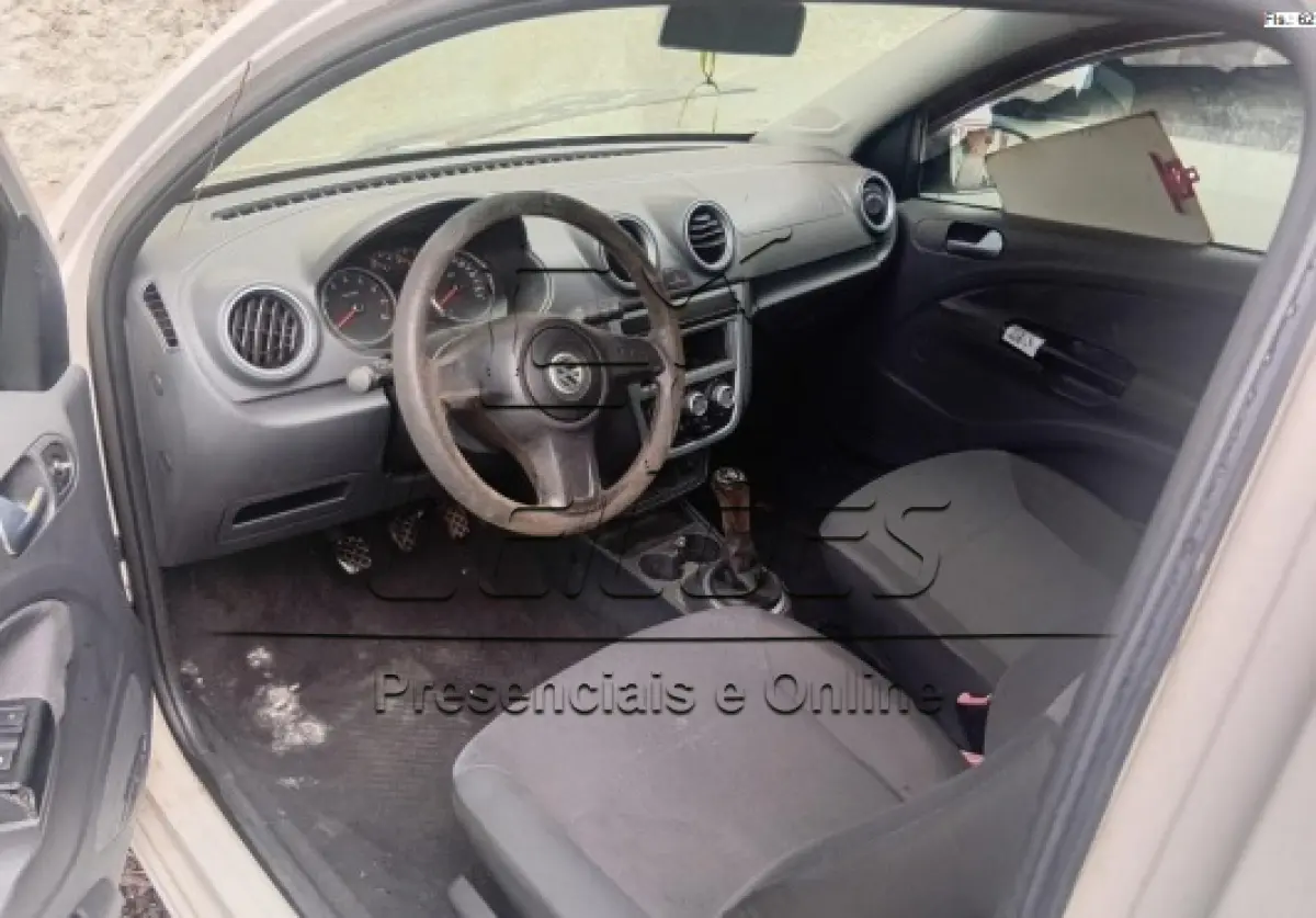 LOTE 003 - VW SAVEIRO 1.6 CS, ano/modelo 2011/2012, cor branca, carroceria fechada