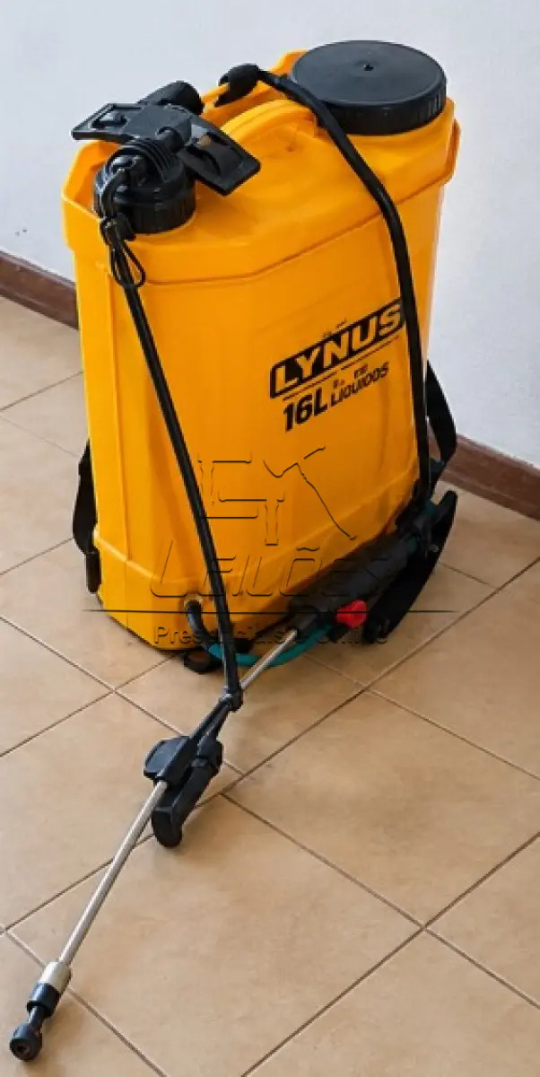 LOTE 037 - 01 pulverizador costal Lynus 16l, elétrico