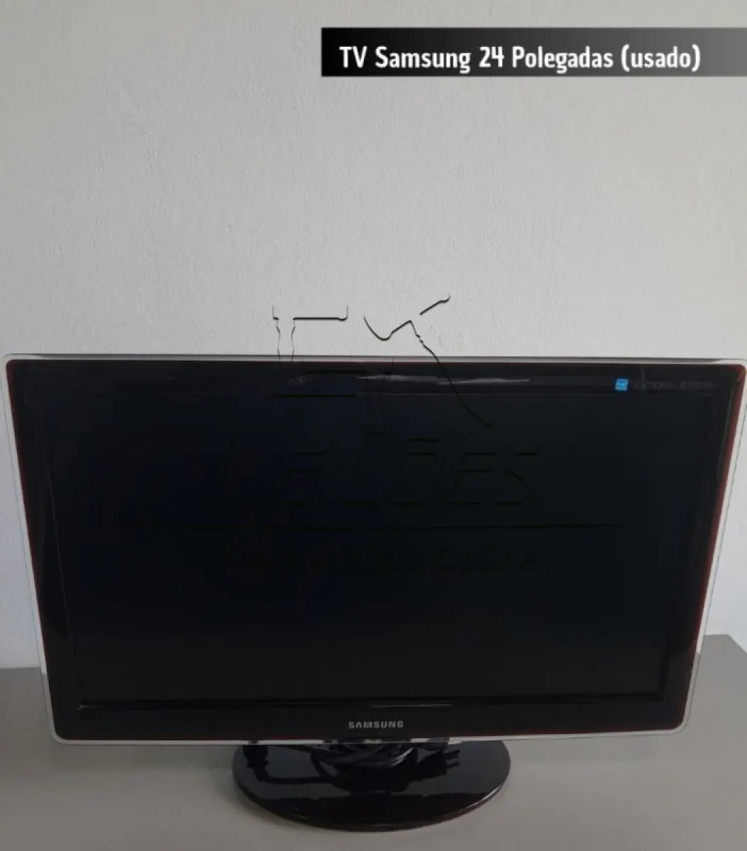 LOTE 039 - 01 monitor TV da marca Samsung, 24 polegadas