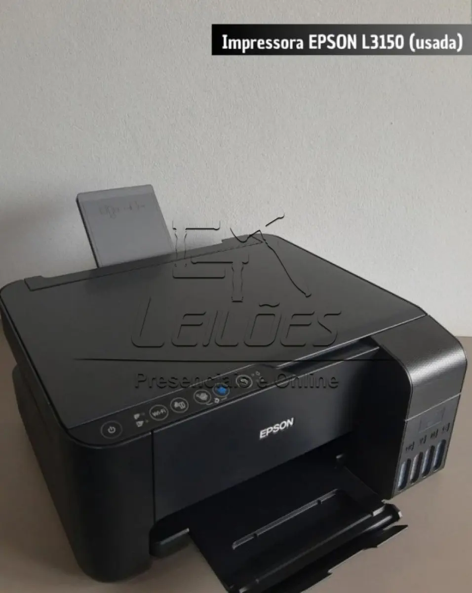 LOTE 040 - 01 impressora da marca Epson, modelo L3150, em bom estado de conservação e funcionamento