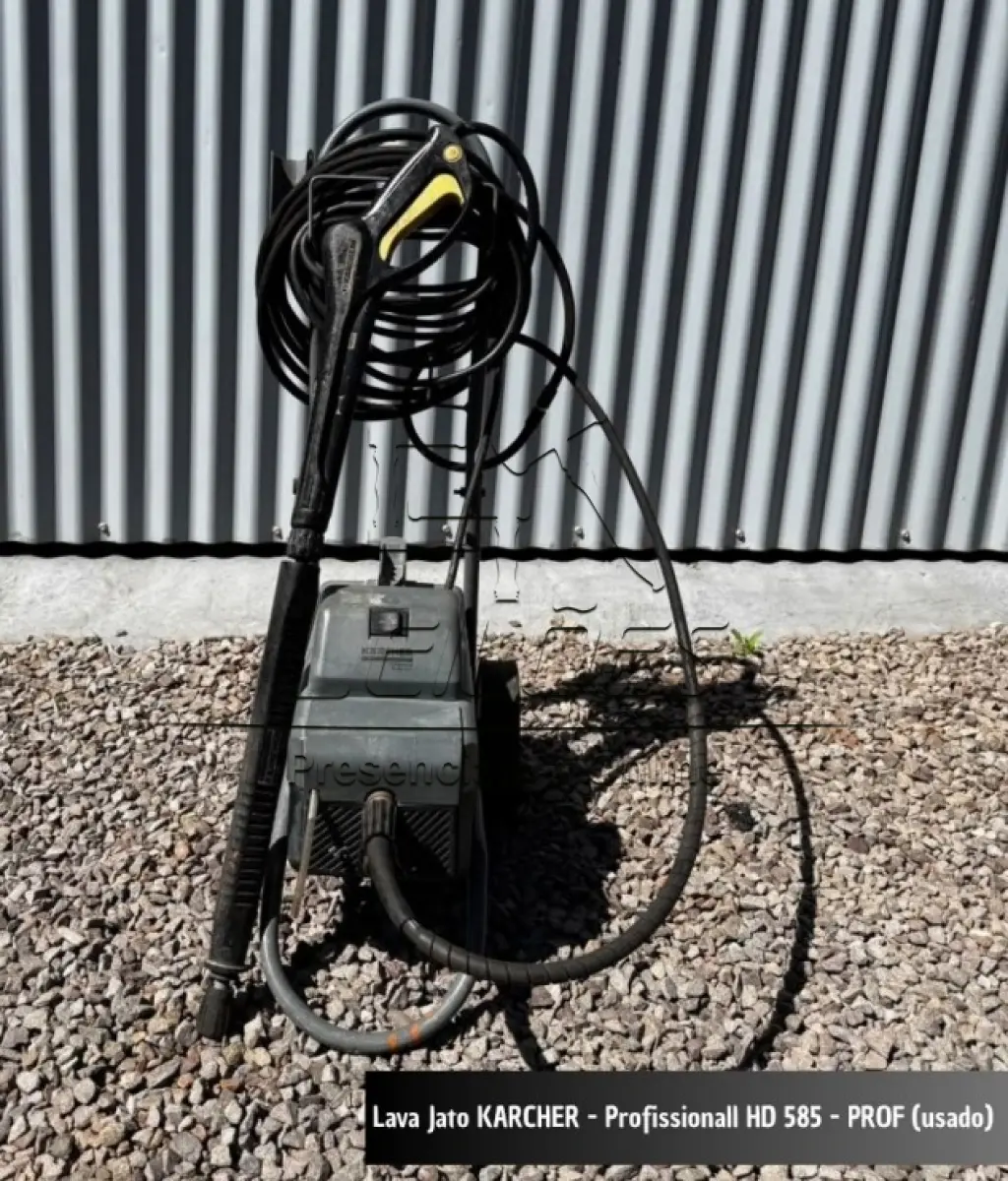 LOTE 010 - 01 lava jato da marca karcher, profissional, modelo HD 585