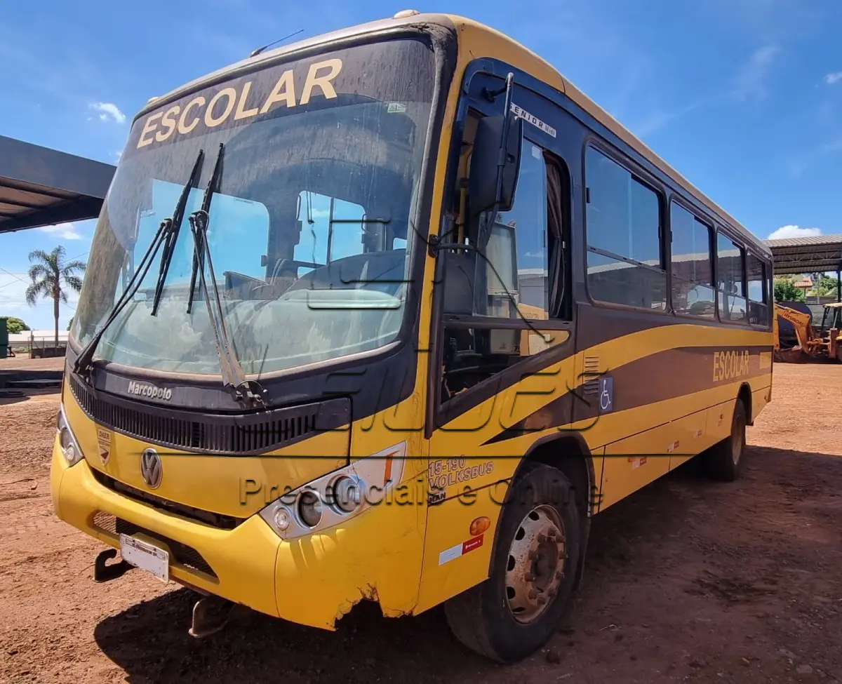LOTE 03 - Ônibus VW 15.190 EOD E. HD ORE, ano/modelo 2013/2013, lotação 48p