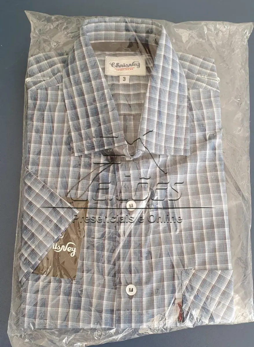 LOTE 01 - Camisas slim manga longa e manga curta