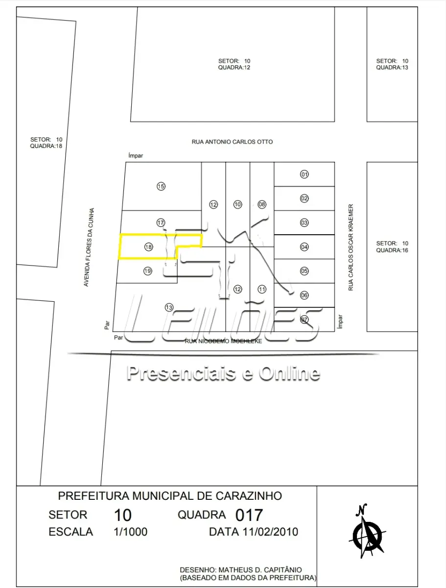 LOTE 07 - Terreno na Avenida Flores da Cunha, Vila Fey
