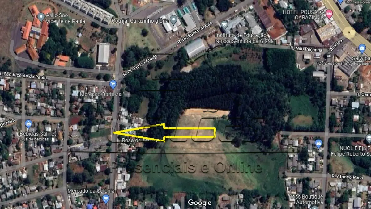 LOTE C-008 - Um terreno urbano com a área de 734,40m², localizado na Rua Senador Salgado Filho, lado ímpar, distante 97m da esquina com a Rua São Vicente de Paula, nesta cidade, lote 034 da quadra 019 no setor 008.  Imóvel objeto da matrícula nº 19.471 do livro 2-RG do Ofício de Registro de Imóveis de Carazinho/RS.