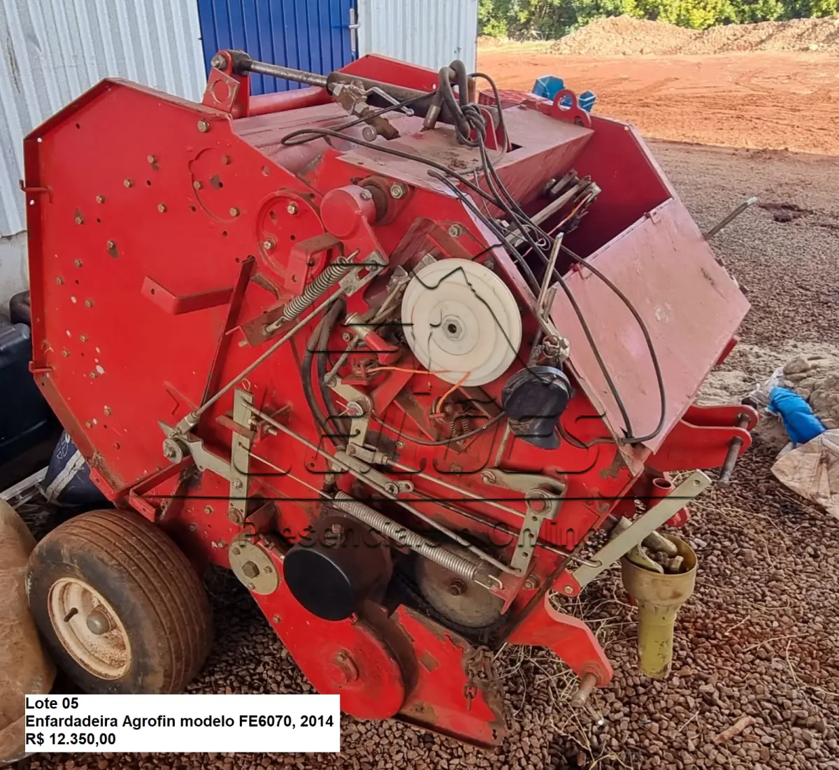 LOTE 05 - Enfardadeira Agrofin, modelo FE 6070, série 7152, 2014