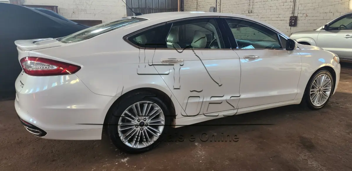 LOTE 003 - Ford Fusion AWD GTDI Titanium, ano/modelo 2015/2015, cor branca