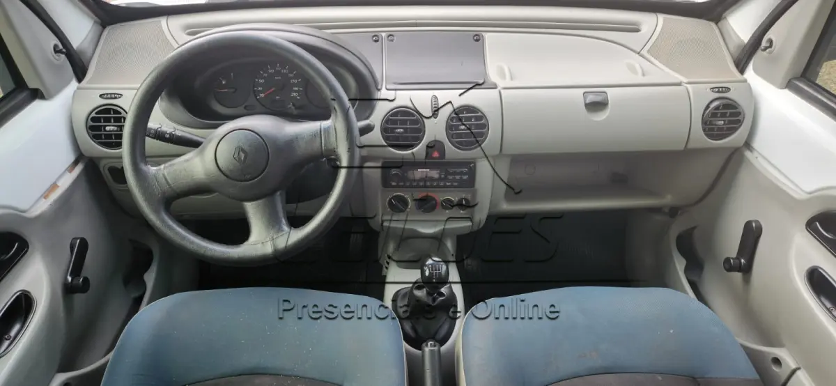 LOTE 000 - I/RENAULT KANGOO EXPRESS 1.6, furgão, 2011, com direção hidráulica e ar condicionado