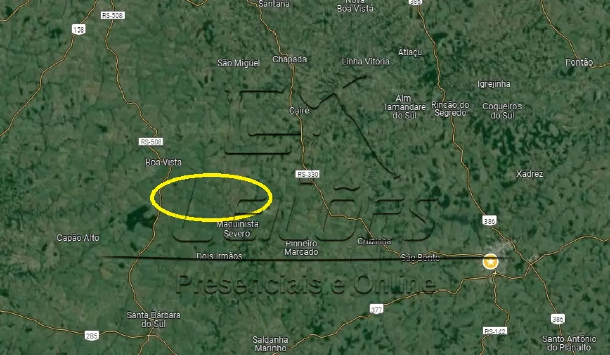 LOTE 001 - Uma fração de terras de cultura com a área de 120,6252ha, sito no lugar denominado Fazenda Chapada, Primeiro Distrito, no município de Santa Bárbara do Sul. Imóvel este objeto da matrícula nº 11.415 do livro 2-RG do Registro de Imóveis de Santa Bárbara do Sul.