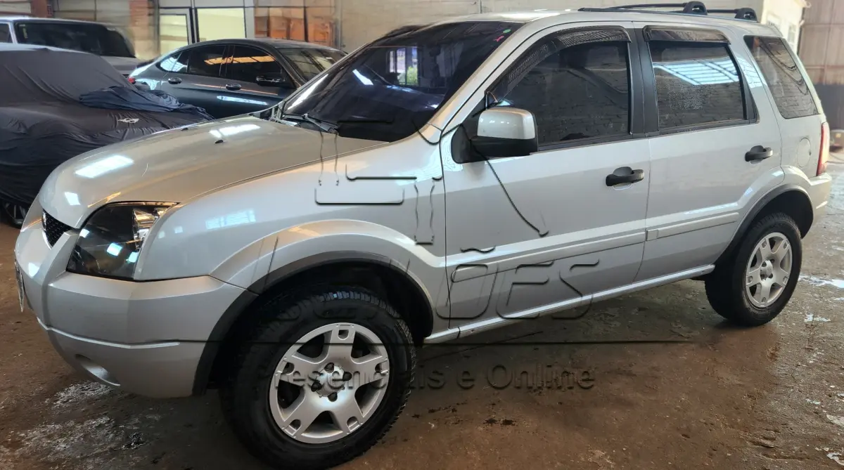 LOTE 003 - Camioneta FORD/ECOSPORT XLT 1.6L, ano/modelo 2003/2004, à gasolina,  cor prata