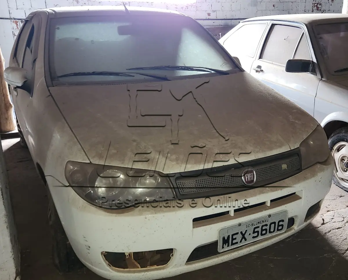 LOTE 003 - Automóvel FIAT/PALIO FIRE FLEX, cor branca, 2009