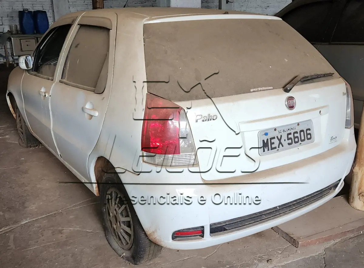LOTE 003 - Automóvel FIAT/PALIO FIRE FLEX, cor branca, 2009