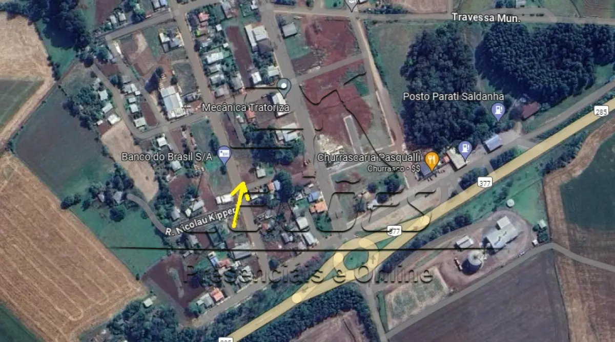 LOTE C-001 - Terreno urbano com a área de 1.141,65m², com benfeitorias, situado no lado ímpar da Rua José Alexandre Neuwald, esquina com a Rua Prestes Guimarães, na cidade de Saldanha Marinho/RS, lote 353 da quadra 060 no setor 001.