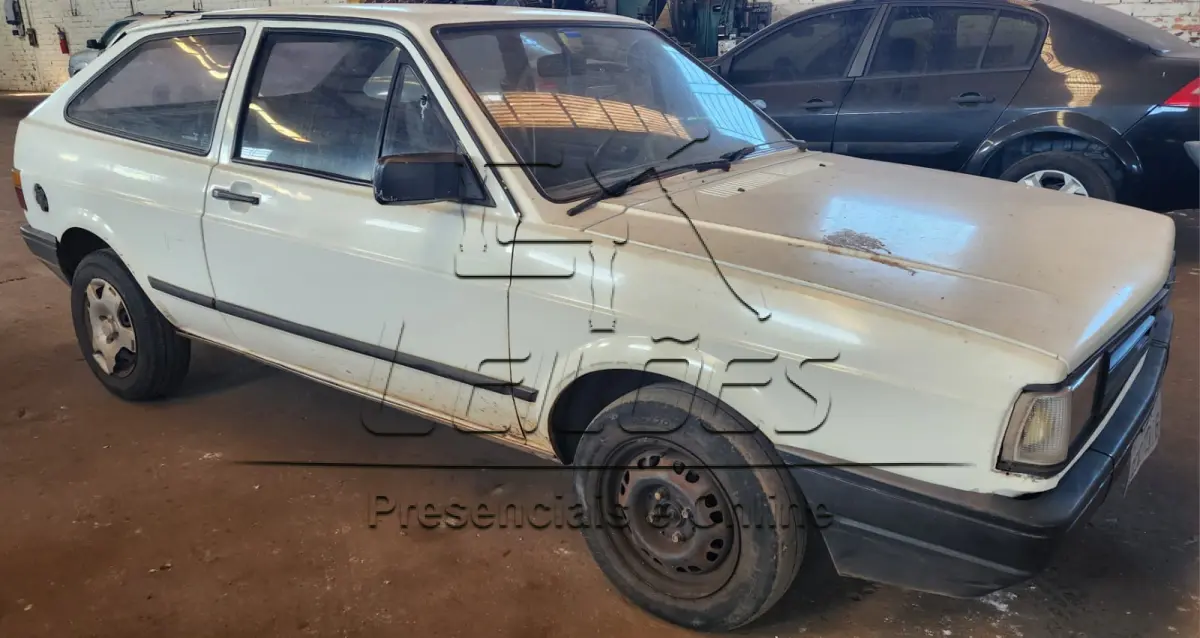LOTE 003 - VW/GOL CL ano/modelo 1990/1990, cor branca
