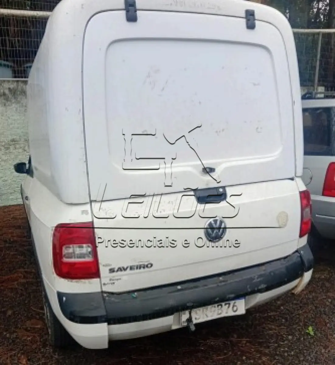 LOTE 003 - VW SAVEIRO 1.6 CS, ano/modelo 2011/2012, cor branca, carroceria fechada