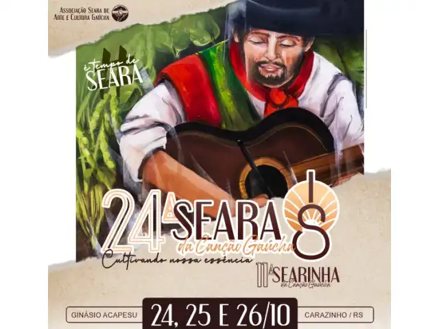 Leilão Beneficente de Obra de Arte - 24ª Seara da Canção Gaúcha