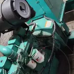 GRUPO GERADOR DE ENERGIA, COM MOTOR A DIESEL CUMMINS, 2006, MODELO C95 D6, 120 KVA E COM PAINEL DE COMANDO