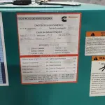 GRUPO GERADOR DE ENERGIA, COM MOTOR A DIESEL CUMMINS, 2006, MODELO C95 D6, 120 KVA E COM PAINEL DE COMANDO