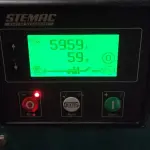 GRUPO GERADOR DE ENERGIA, COM MOTOR A DIESEL CUMMINS, 2006, MODELO C95 D6, 120 KVA E COM PAINEL DE COMANDO